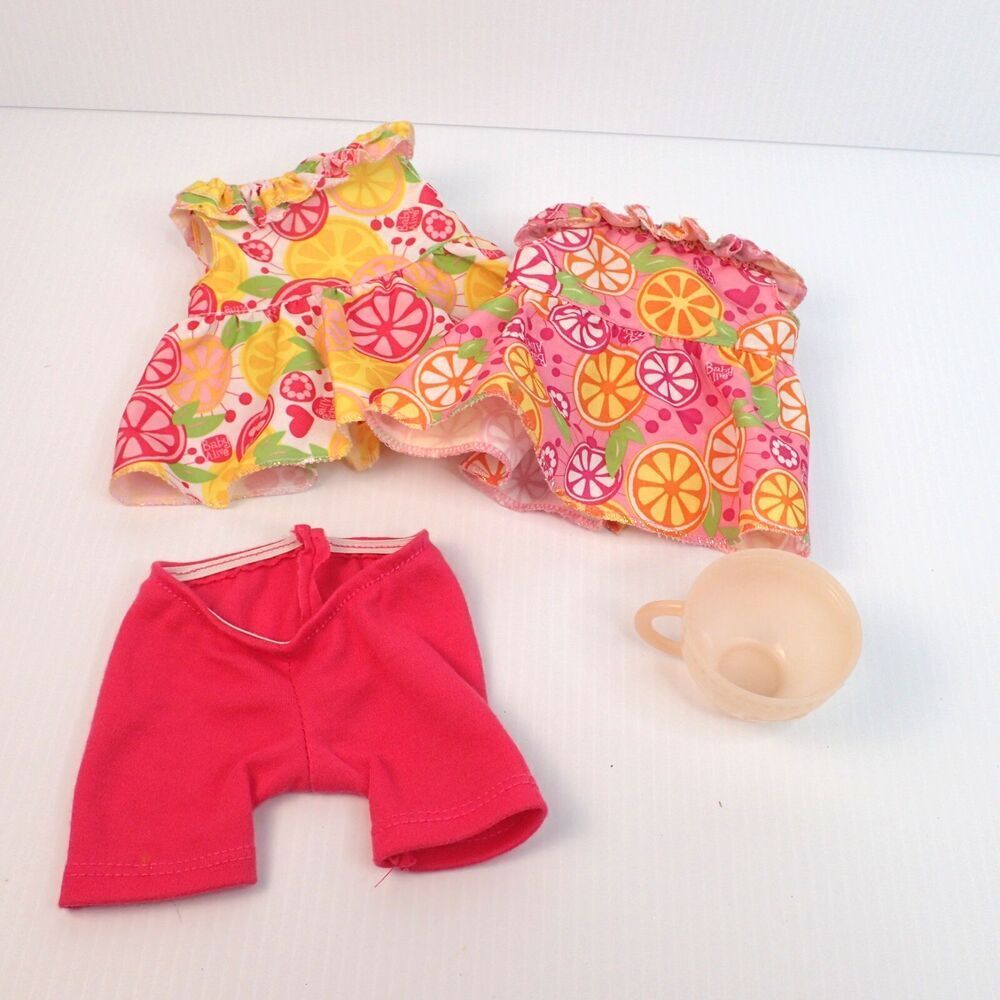 Baby Alive Dresses, Shorts & Tea Cup REPLACEMENT ITEMS